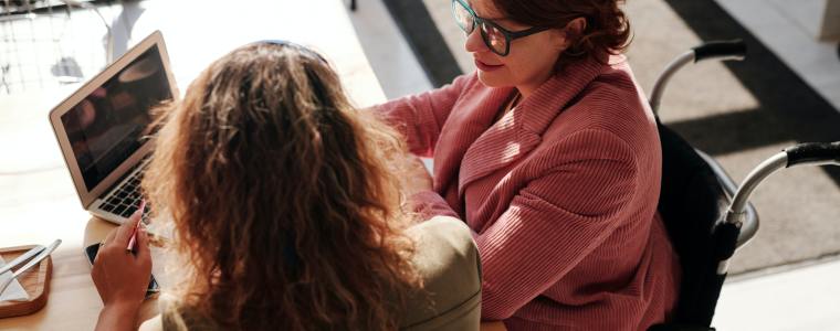 disabled woman setting up special needs trust